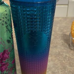 Starbucks Blue and Purple Gradient Tumbler